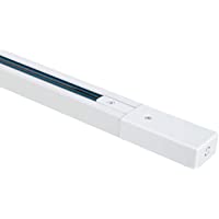 LEDKIA LIGHTING Carril Monofásico UltraPower para Focos LED 1 Metro Blanco